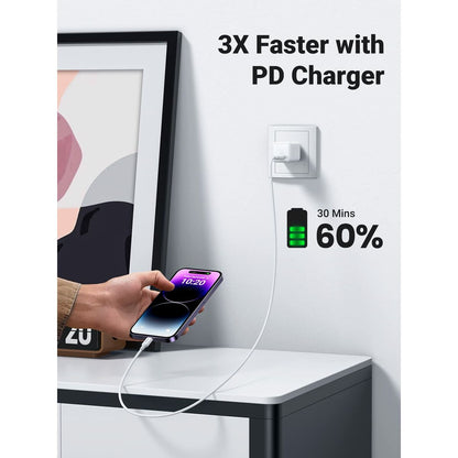 Ugreen Usb Auf Lightning Verbindungskabel Ugreen 10493 Weiß 1 M