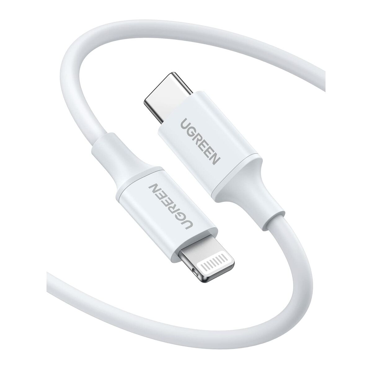 Ugreen Usb Auf Lightning Verbindungskabel Ugreen 10493 Weiß 1 M