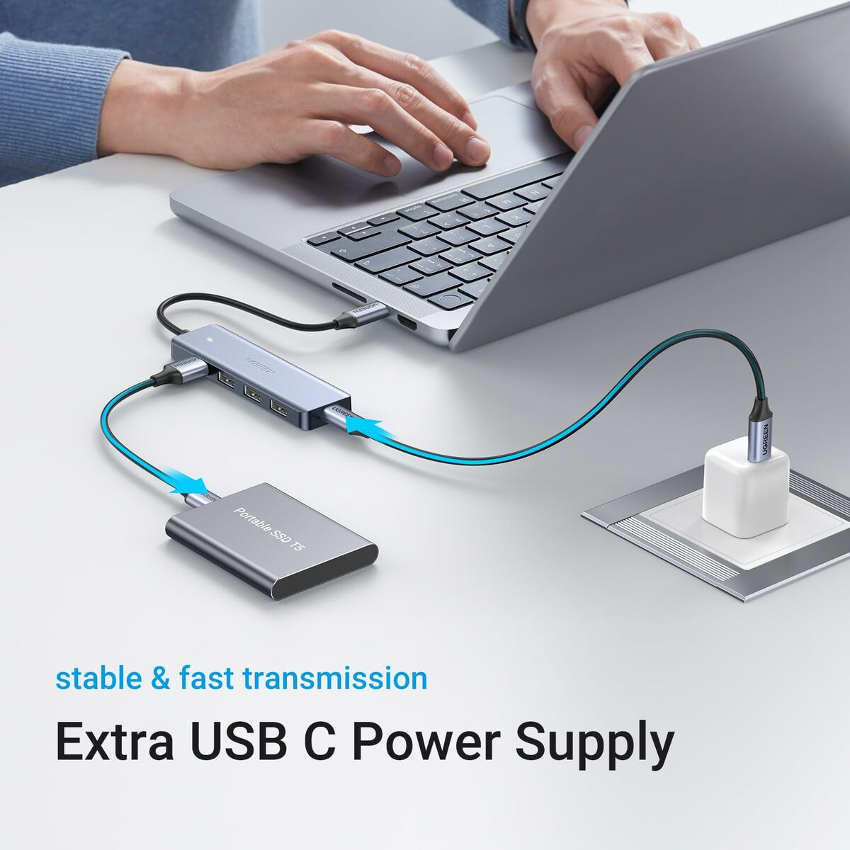 Ugreen Usb Auf Lightning Verbindungskabel Ugreen 70336 0,15 M Grau