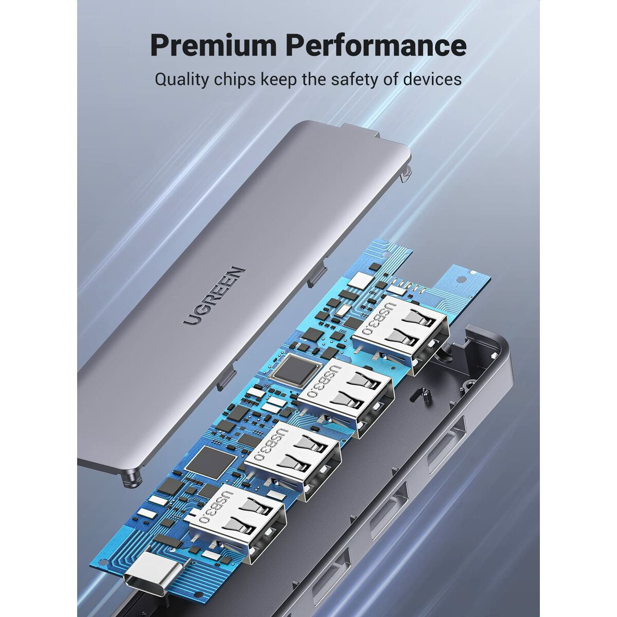 Ugreen Usb Auf Lightning Verbindungskabel Ugreen 70336 0,15 M Grau