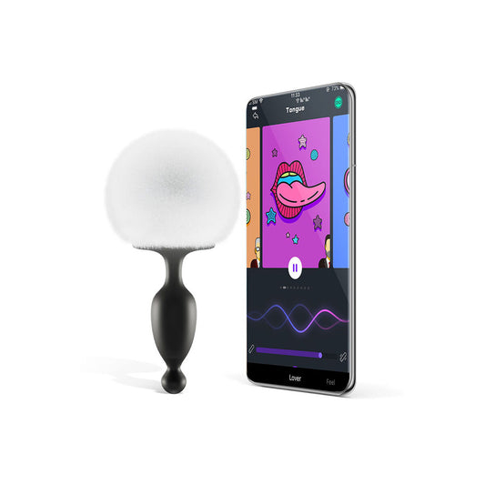 Anal Plug Magic Motion in Weiß und Schwarz
