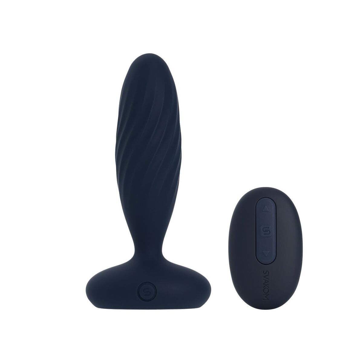 Svakom Anal Plug Schwarz (10 cm) mit Fernbedienung