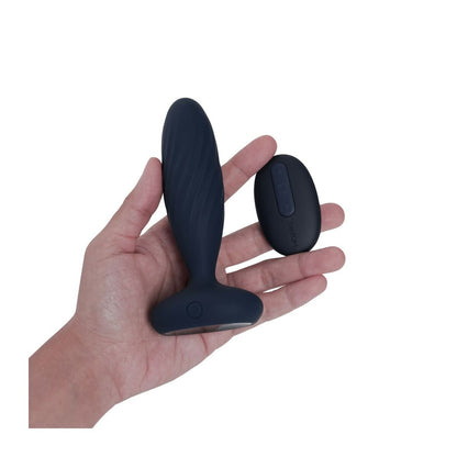 Svakom Anal Plug Schwarz (10 cm) mit Fernbedienung