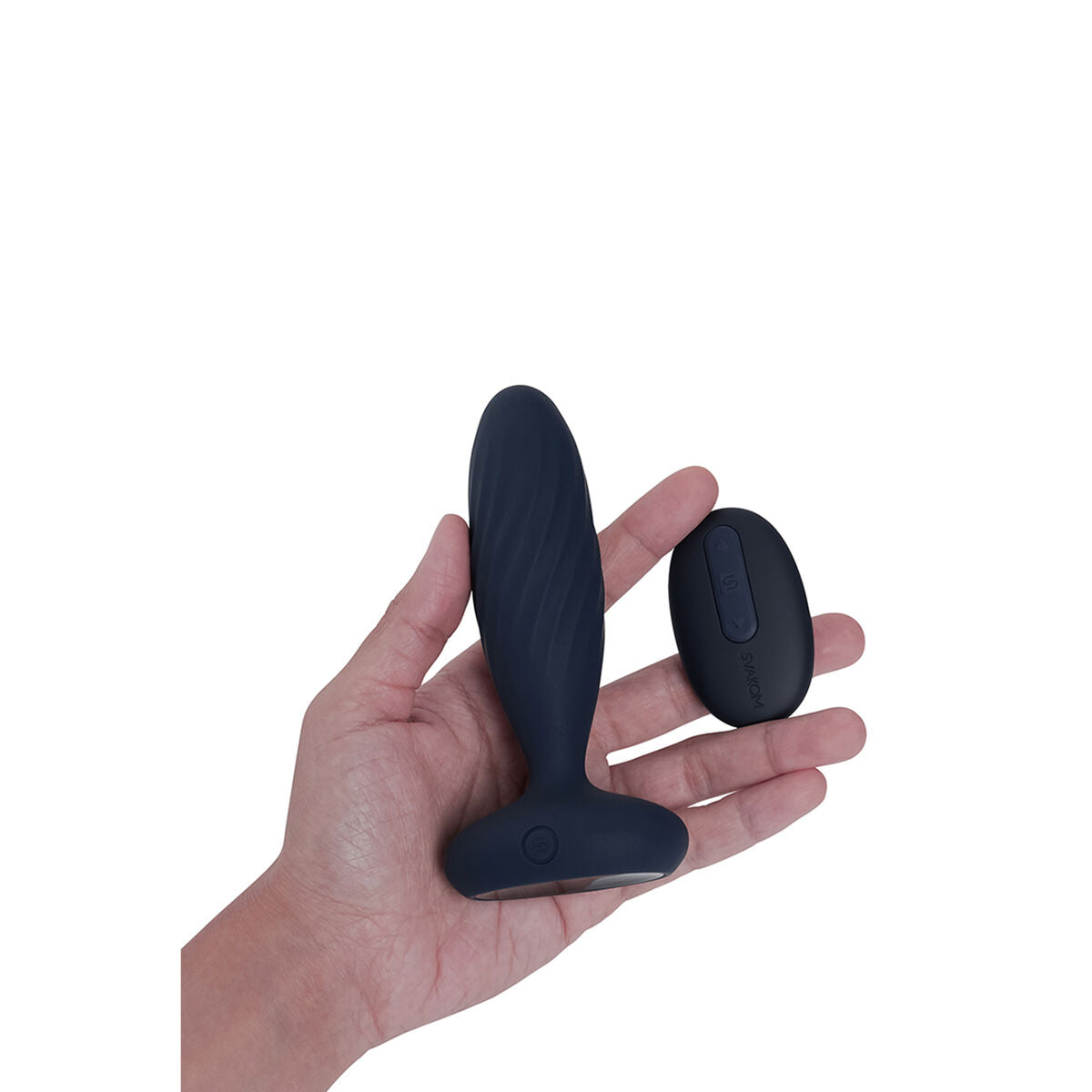 Svakom Anal Plug Schwarz (10 cm) mit Fernbedienung