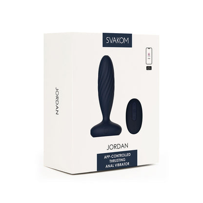 Svakom Anal Plug Schwarz (10 cm) mit Fernbedienung