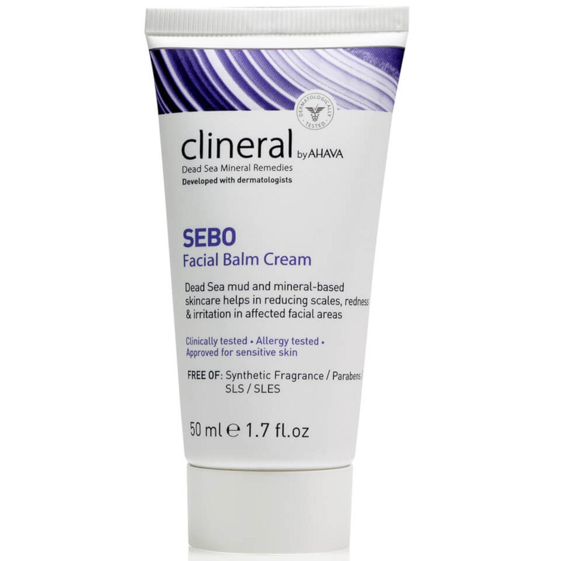 Ahava Ahava, Clineral Sebo, Feuchtigkeitsspendend, Täglich, Balsam, Für das Gesicht, 50 ml Regular
