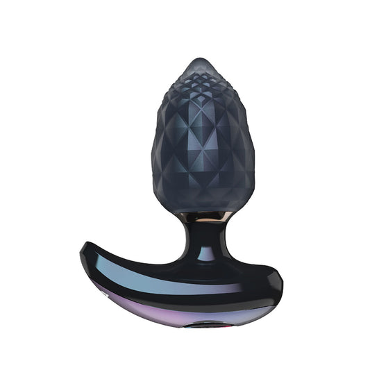 Analplug Tingon Schwarz - Vibration & Wasserfest