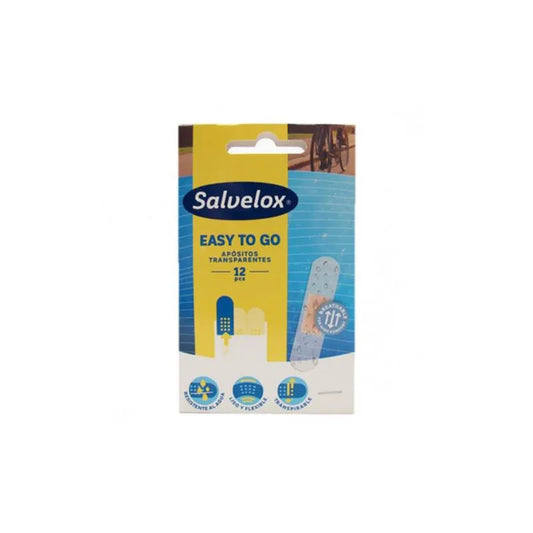 Salvelox Easy To Go Apósitos Transparentes 12 Unidades