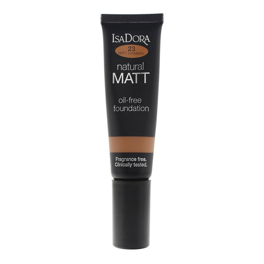 IsaDora IsaDora, Natural Matt, Ölfrei, Matt, Flüssige Grundierung, 23, Karamell, 35 ml Regular