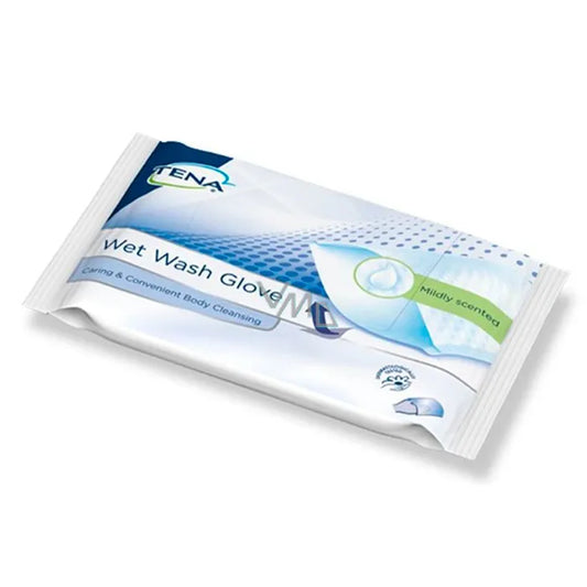 TENA TENA Wet Wash Glove Feuchtes Reinigungstuch 8 Stück Kosmetik