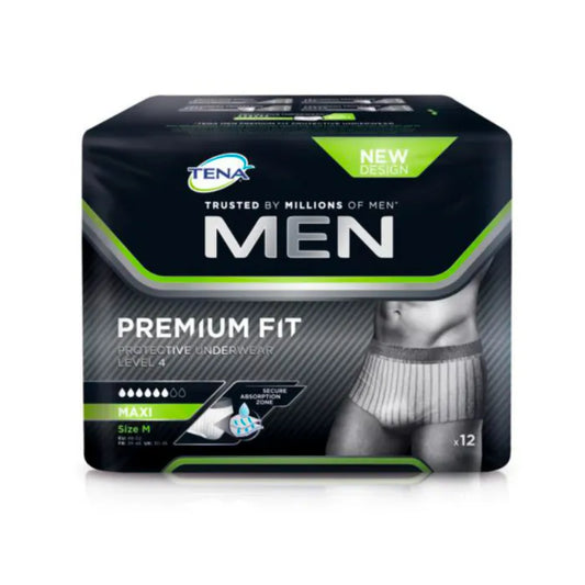 TENA Men Protective Underwear Gr. M 12 Stück Inkontinenz-Slip für Herren