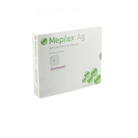 SAFETAC SAFETAC Mepilex Ag Wundverband 12,5 x 12,5 cm 5 Stück Kosmetik