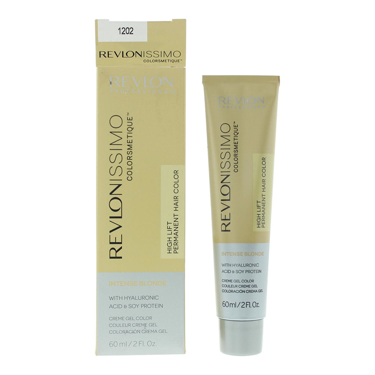 Revlon Revlon, Revlonissimo Colorsmetique, Permanente Haarfarbe, 1202 Platinum, 60 ml Regular