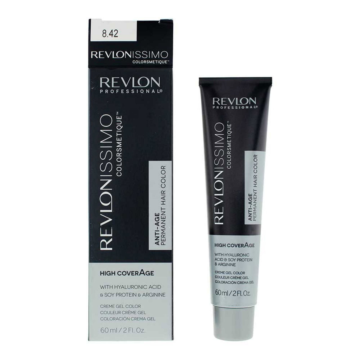 Revlon Revlon, Revlonissimo Colorsmetique, Permanente Haarfarbe, 8.42 Light Honey Blonde, 60 ml Regular