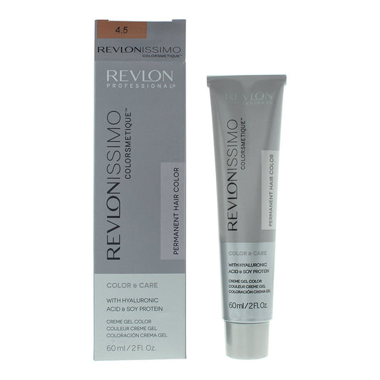 Revlon Revlon, Colorsmetique, Hyaluronsäure, Permanente Haarfarbe, 4.5 Medium Mahogany Brown, 60 ml Regular