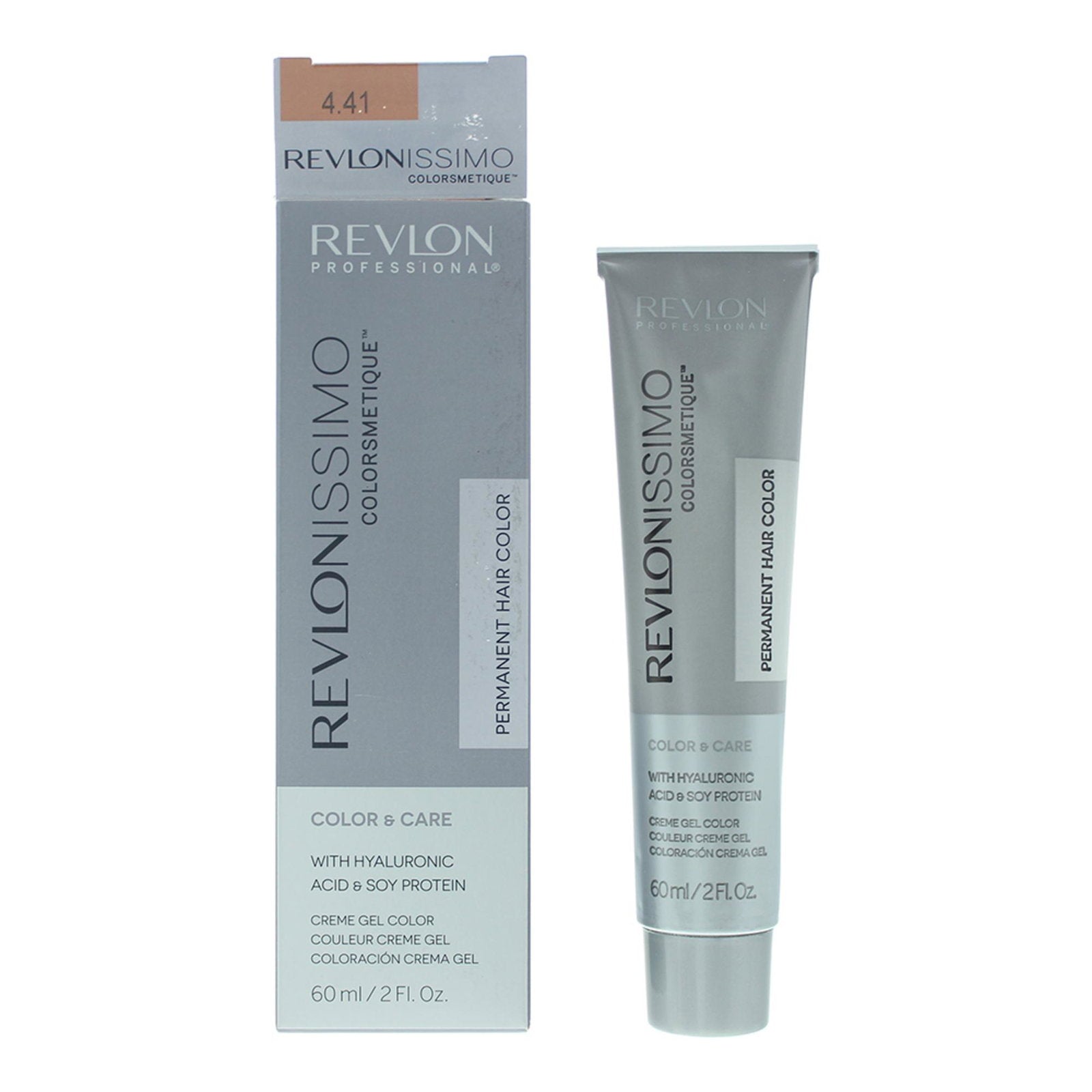 Revlon Revlon, Revlonissimo Colorsmetique, Permanente Haarfarbe, 4.41 Deep Chestnut Medium Brown, 60 ml Regular
