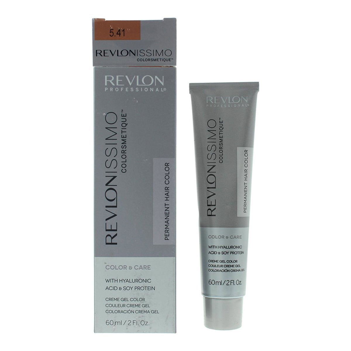 Revlon Revlon, Revlonissimo Colorsmetique, Permanentes Haarfärbeöl, 5.41 Deep Chestnut Light Brown, 60 ml Regular