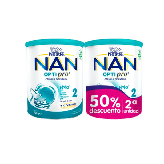 NESTLE Nan Optipro 2 Duplo Babynahrung 2x800g Kosmetik