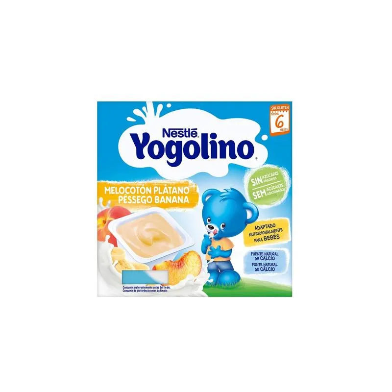 NESTLE Nestlé Yogolino Melocotón und Plátano 6 Monate 4 x 100 g Babybrei Kosmetik