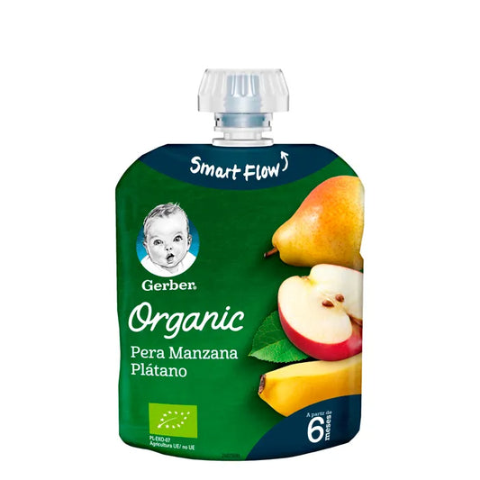 GERBER GERBER Organic Kosmetik Birne Apfel Banane 90 g