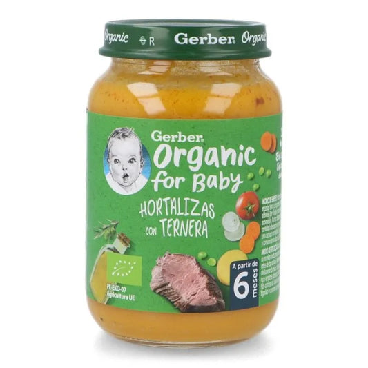 GERBER Organic Gemüse Kalbfleisch 190 g Kosmetikprodukt