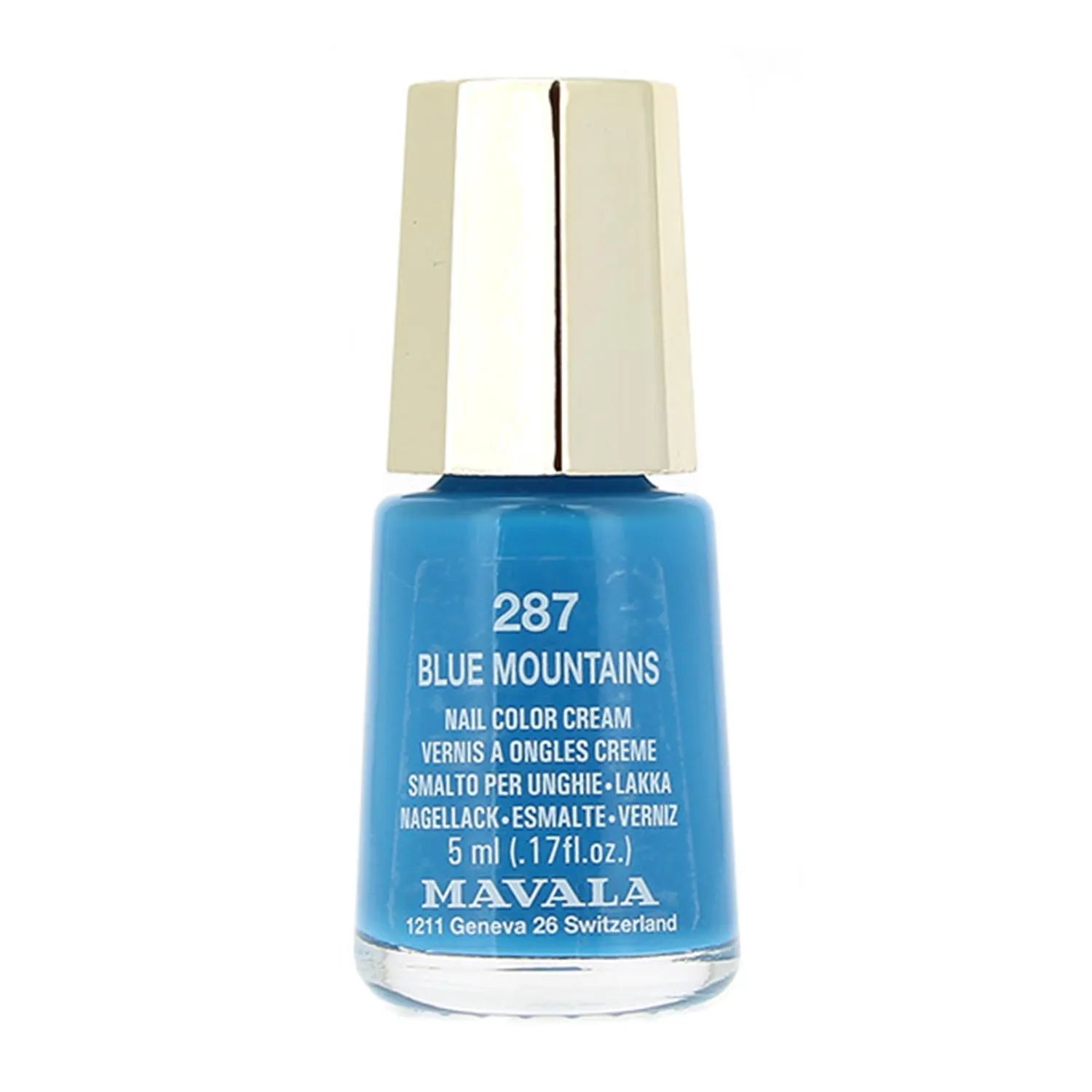 MAVALA MAVALA Nagellack 287 Blue Mountains 5 ml Nagelfarbe Blau