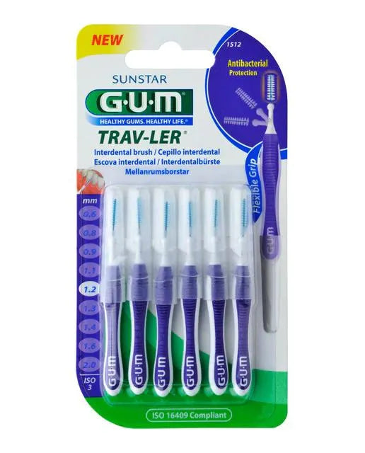 GUM GUM Proxabrush Extra Fine Cylindrical Interdentalbürste Modell 1512 Sonnenpflege