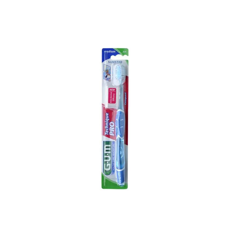 GUM GUM Mittlere Technik Pro Zahnbürste Kompakt Sunstar Gum Sonnenpflege