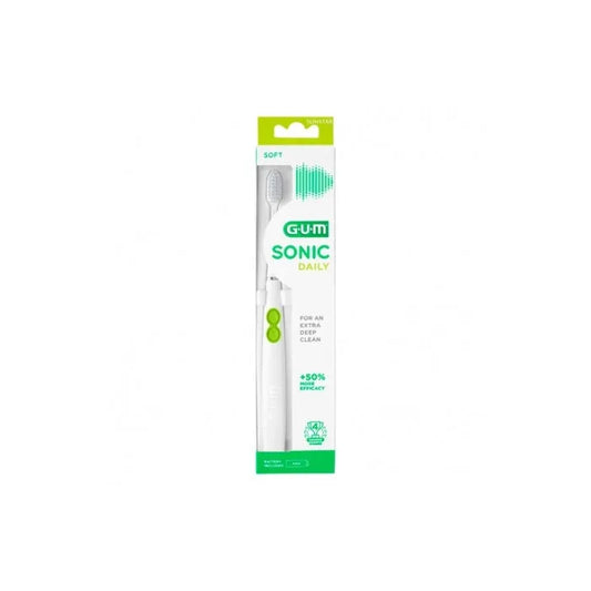 GUM GUM Gum Sonic Daily batteriebetriebene elektrische Zahnbürste weiß Kosmetik
