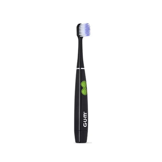GUM Sonic Daily Schwarz Batteriebetriebene Zahnbürste 1 Stück Kosmetik