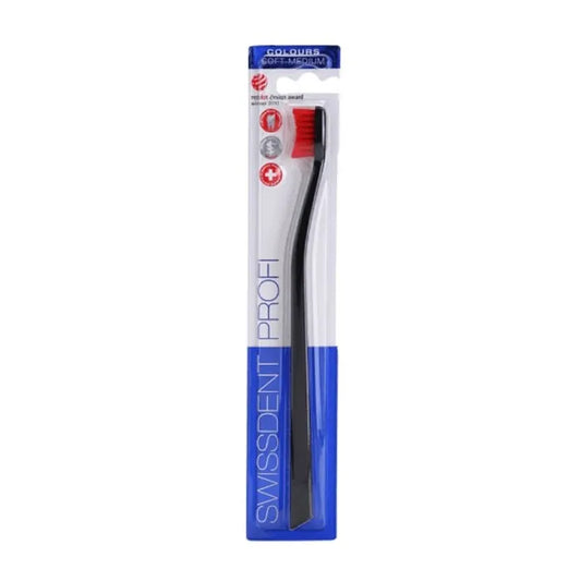 SWISSDENT Profi Colours Schwarze Und Rote Zahnbürste Kosmetik
