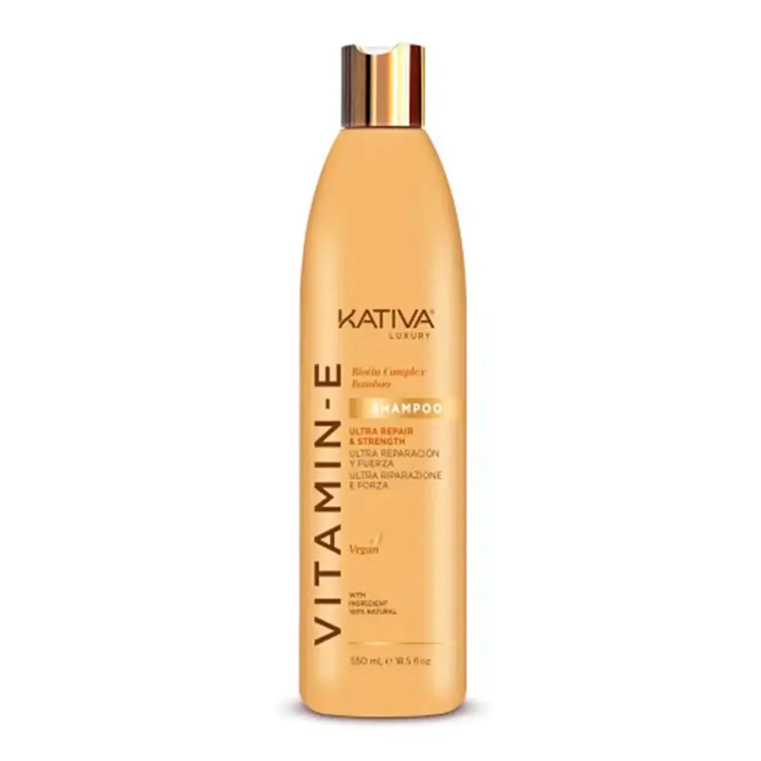 KATIVA KATIVA Shampoo Vitamina E Biotina und Bamboo 550 ml