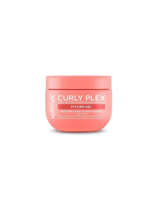 Kativa Curly Plex Styling Gel 850 ml Haarstyling Gel für lockiges Haar