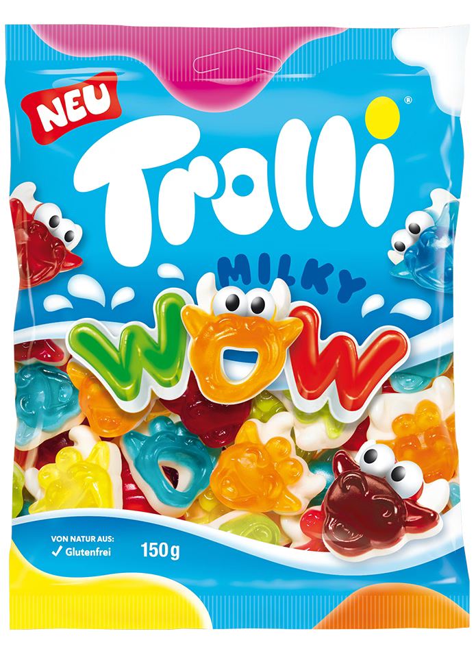 Trolli Milky WOW 1 Kg  Schaumzucker Gummibonbons