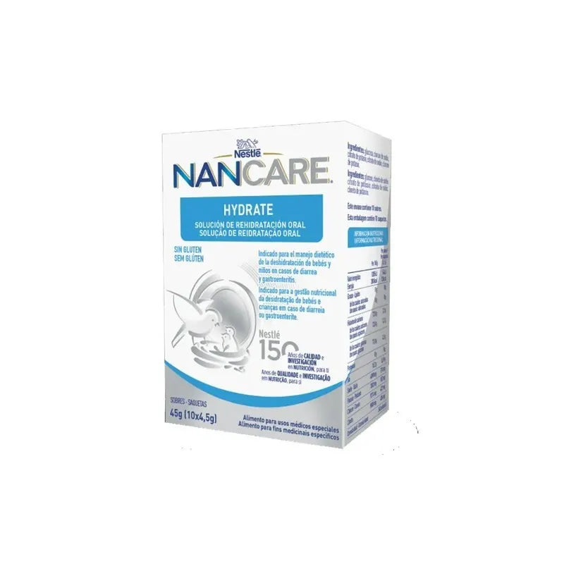 NESTLE Nestlé NanCare Hydrate 4,5gr 10 Sobres