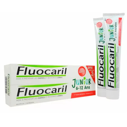 FLUOCARIL Junior Zahnpasta Rote Früchte 2 x 75 ml Kosmetik