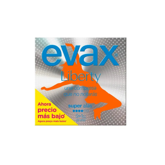 Evax Liberty Super Damenbinden Mit Flügeln 9+1 Einheiten