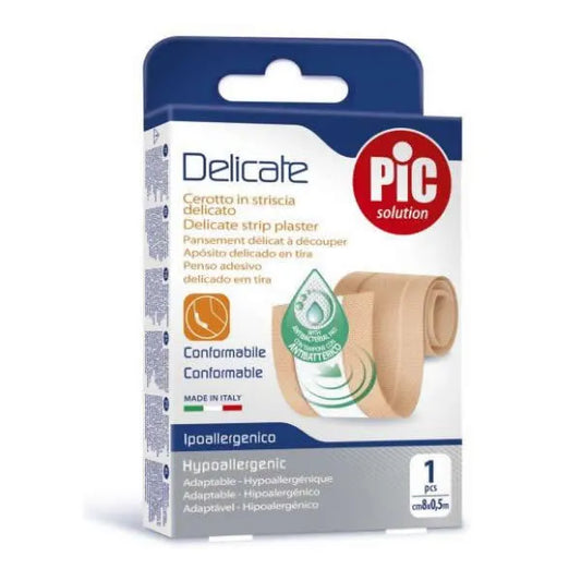 PIC SOLUTION Pic Delicate Strip Pflaster 8 cm x 0,5 m