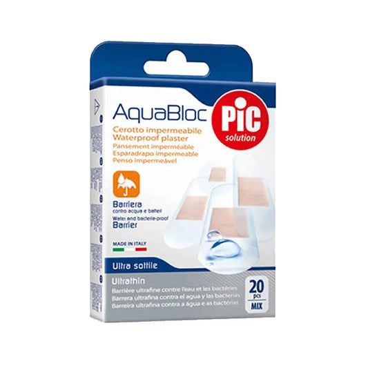 PIC SOLUTION Pic Aquabloc bakterizider Klebeverband Sortiment 20 Stück
