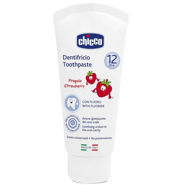 CHICCO CHICCO Zahnpasta Erdbeere für Kinder ab 12 Monaten 50 ml Kosmetik