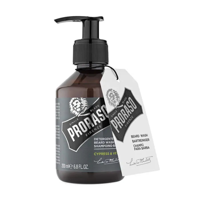 PRORASO PRORASO Beard Wash Cypress Vetyver Bartshampoo 200 ml Kosmetik