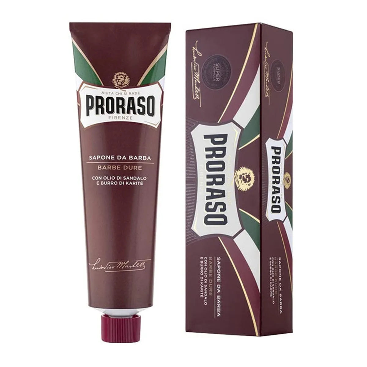 PRORASO PRORASO Barba Dura Rasierschaum Sandelholz und Sheabutter 150 ml Kosmetik