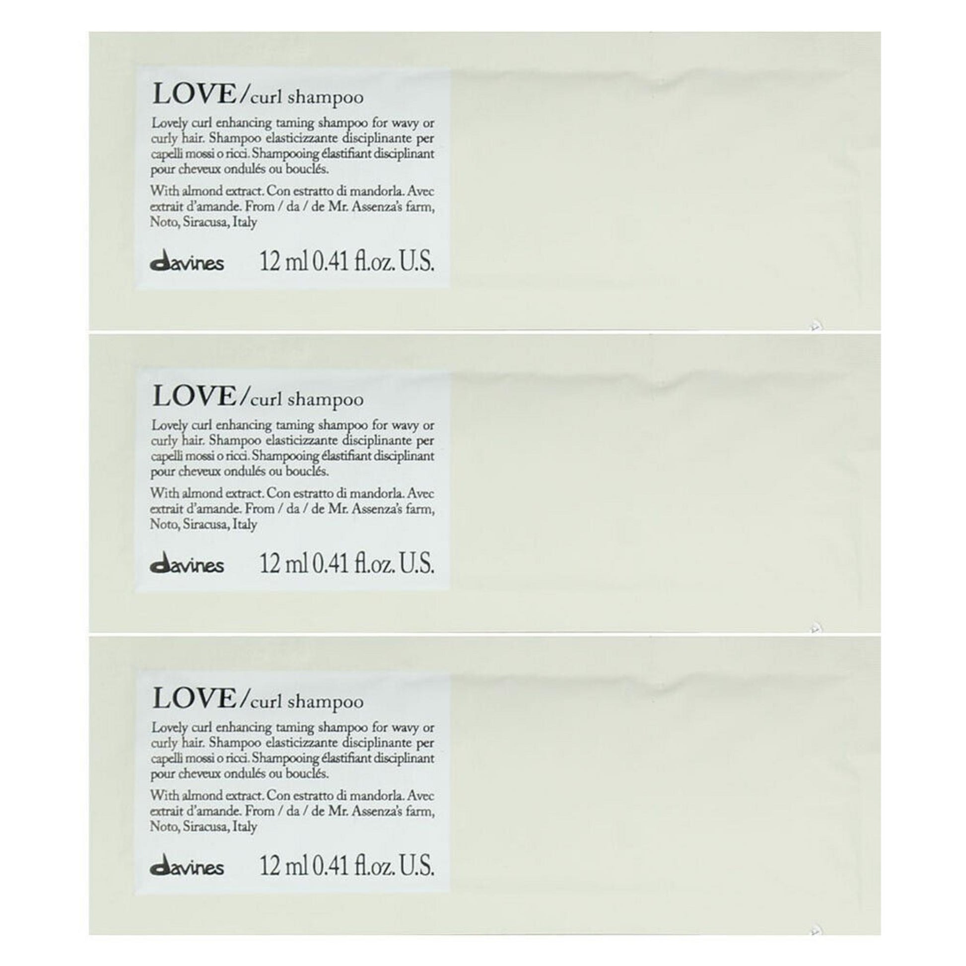 Davines Davines, Love, Haarshampoo, 12 stk, 12 ml Regular