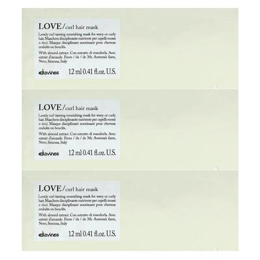 Davines Davines, Love, Haarbehandlungs-Crememaske, 12 stk, 12 ml Regular