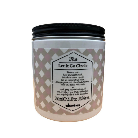 Davines Davines, The Let it Go Circle, Haarbehandlungs-Crememaske, Moisturization, Frizz Control, 750 ml Regular