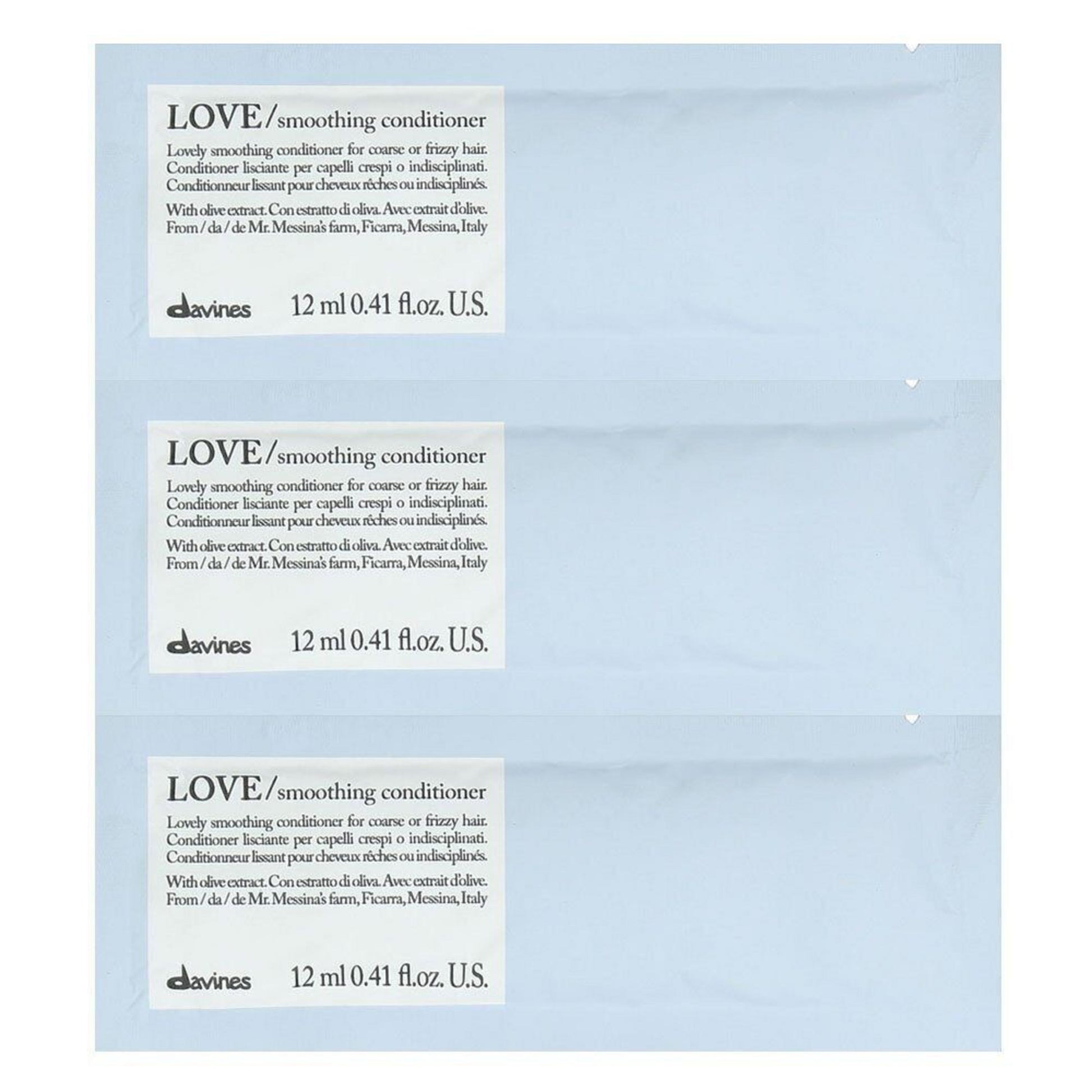 Davines Davines, Love Smoothing, Haarspülung, 12 stk, 12 ml Regular