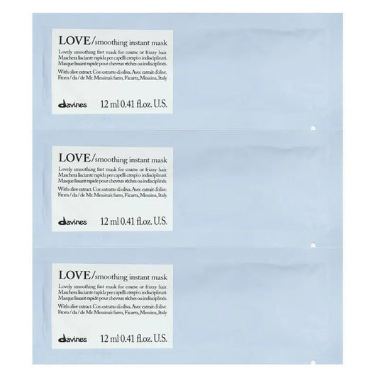 Davines Davines, Love Smoothing, Haarbehandlungs-Crememaske, 12 stk, 12 ml Regular
