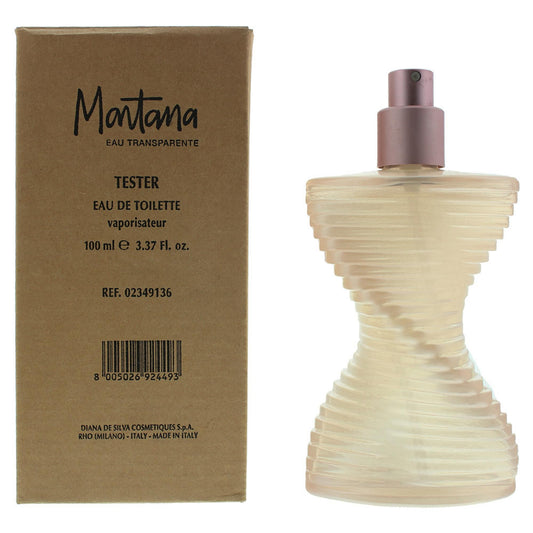 Montana Montana, Eau Transparente, Eau de Toilette, Für Frauen, 100 ml *Tester