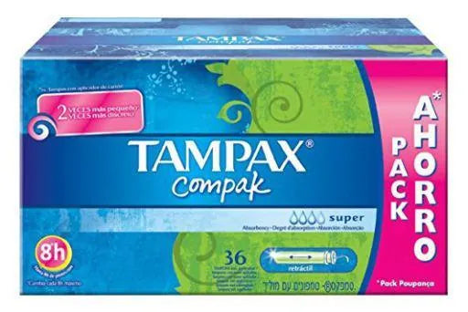 TAMPAX Compak Super Tampons 36 Stück Kosmetik
