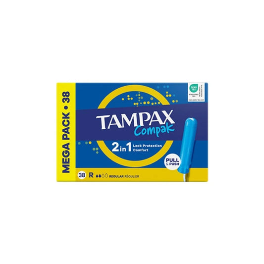 TAMPAX Compak Tampons Regular 38 Stück Kosmetik